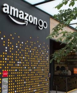 Outside of an Amazon Go Store